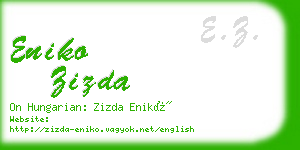 eniko zizda business card